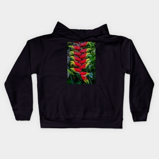 palm tree flower Kids Hoodie